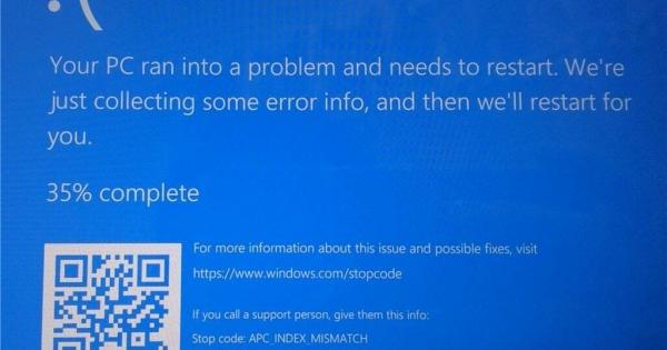 Windows 10, Blue Screen of Death dopo l'ultimo aggiornamento